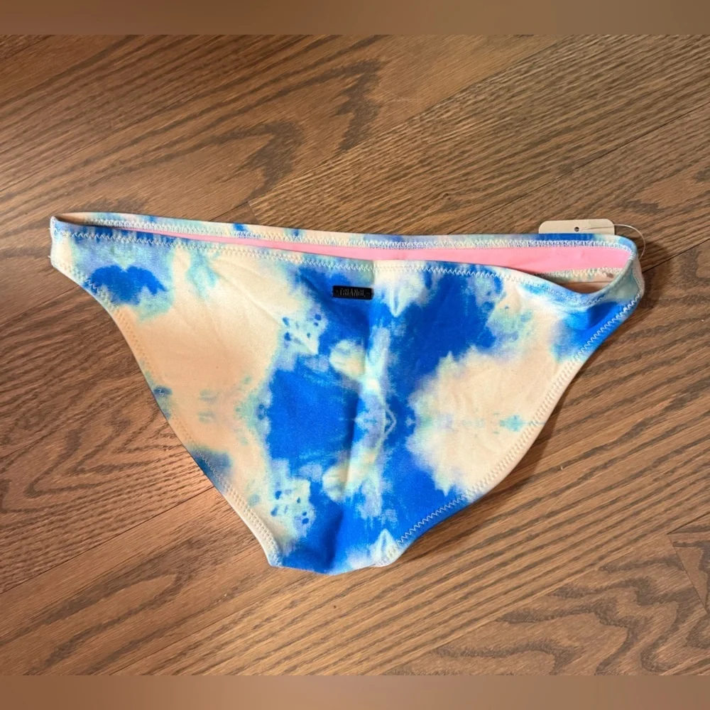 Triangl Swimwear Blue Tie-Dye Bikini Bottom